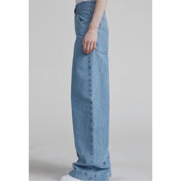 NWOT Rag & Bone high rise Cry flared jeans belt - Picture 3 of 7